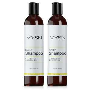 VYSN Daily Shampoo - Coconut Oil & Jojoba Oil - 2-Pack