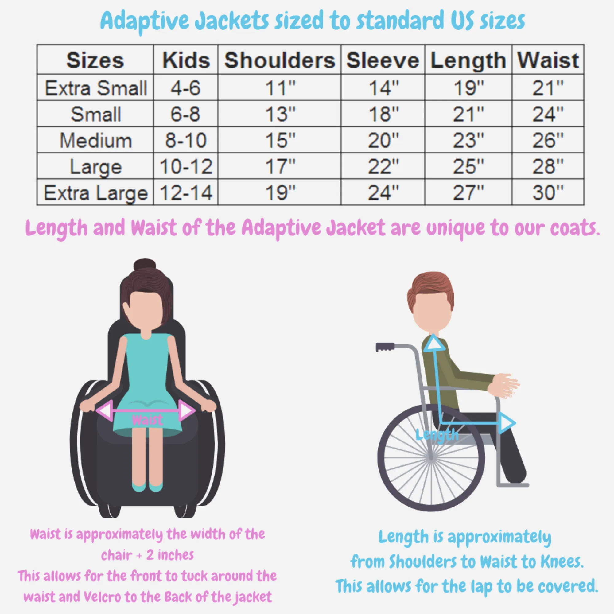 Wheelchair Jean Adaptive Jacket