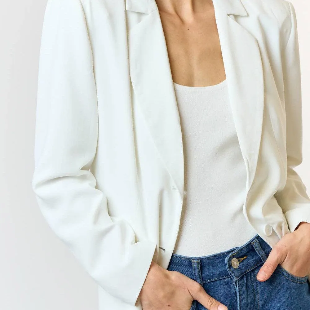 Willow White Blazer