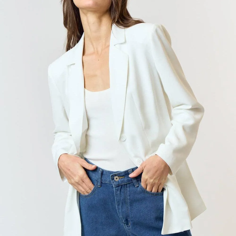 Willow White Blazer