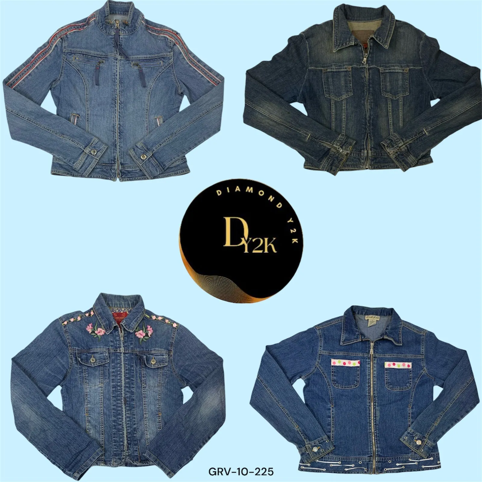 Y2K Nostalgia: Must-Have Guess Denim Jackets (GRV-10-225)